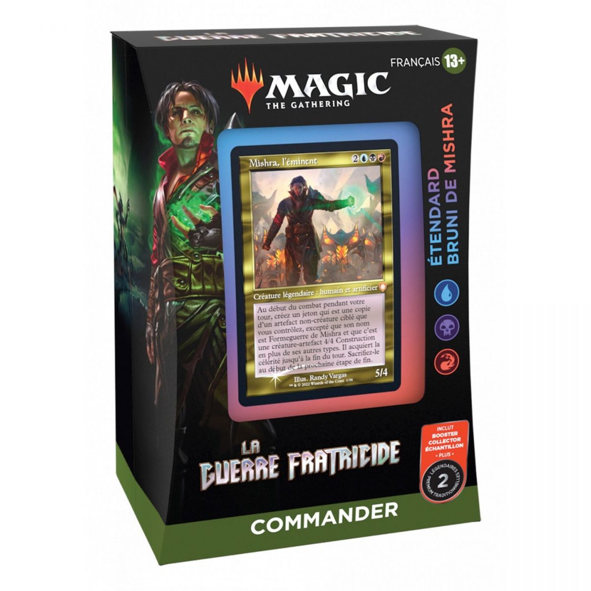 Item MTG - Deck Commander - La Guerre Fratricide - Etendard Bruni de Mishra - FR