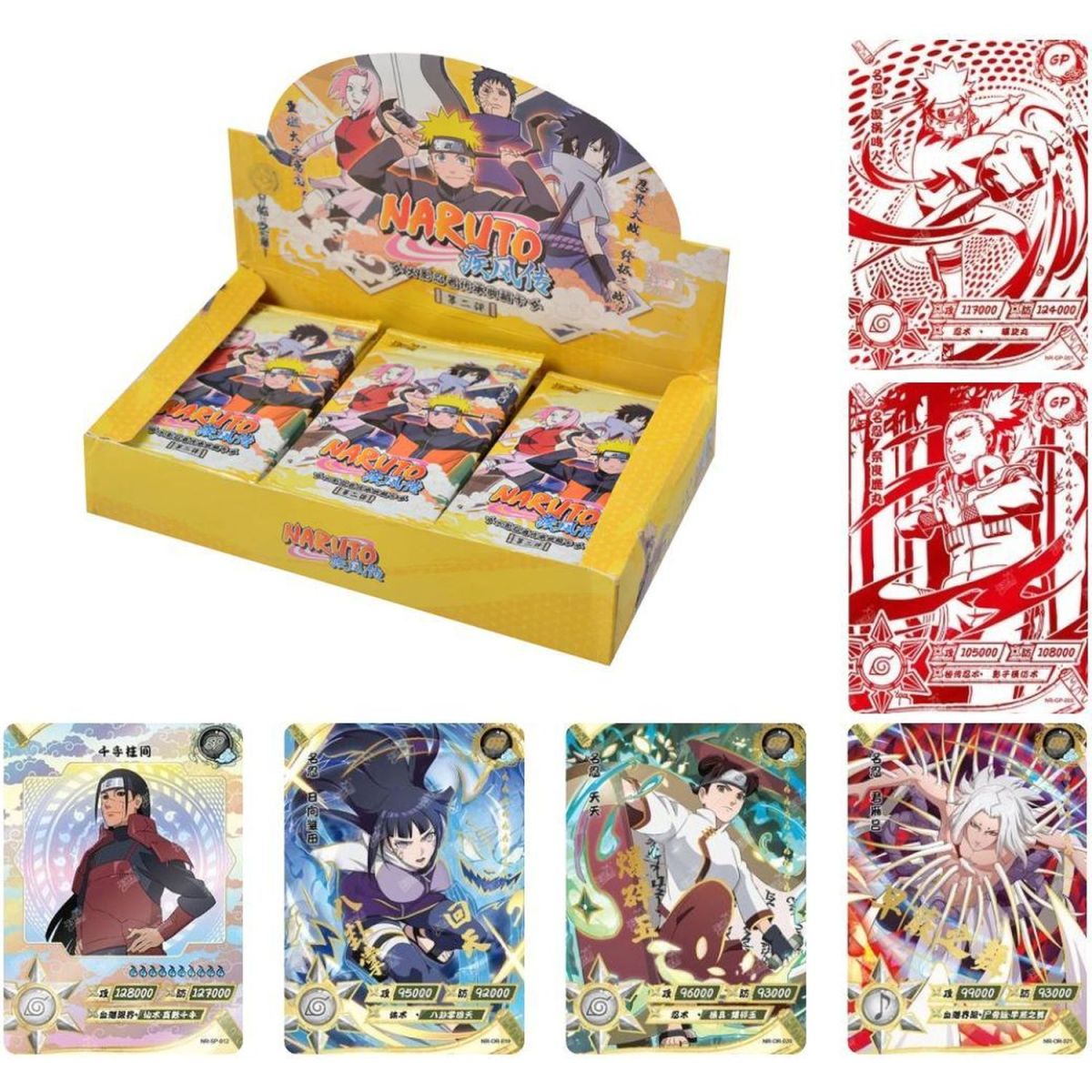 Kayou 110 - Naruto - Boîte de 36 Boosters - T1W2 Naruto Shippuden TIER 1 WAVE 2 - Chinois
