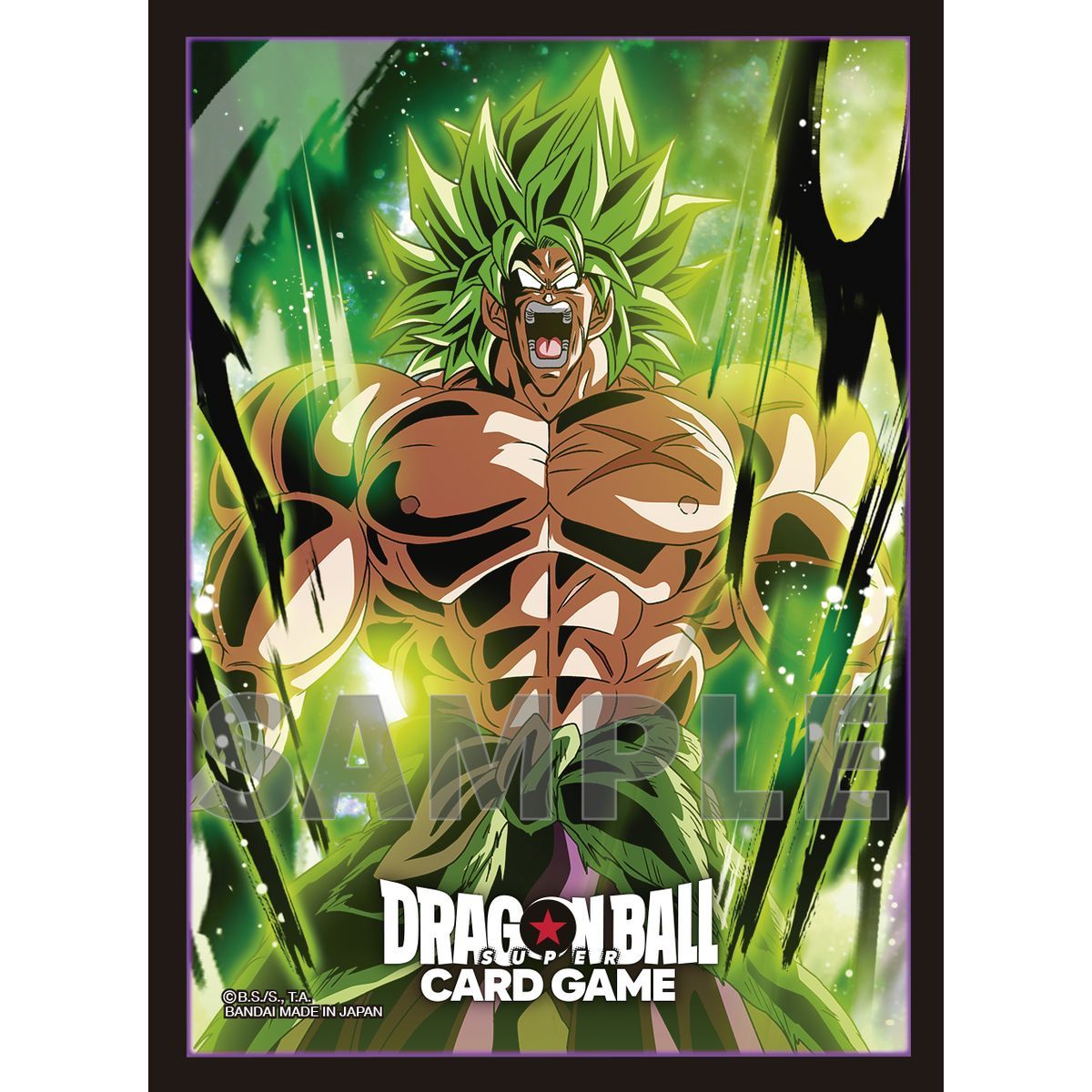 Official Card Case And Card Sleeve - Broly Set 04 - Dragon Ball Super CG Fusion World