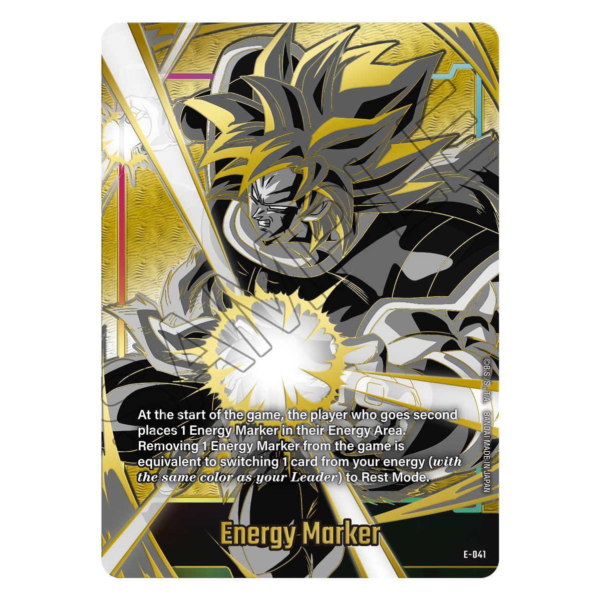 Official Card Case And Card Sleeve - Broly Set 04 - Dragon Ball Super CG Fusion World