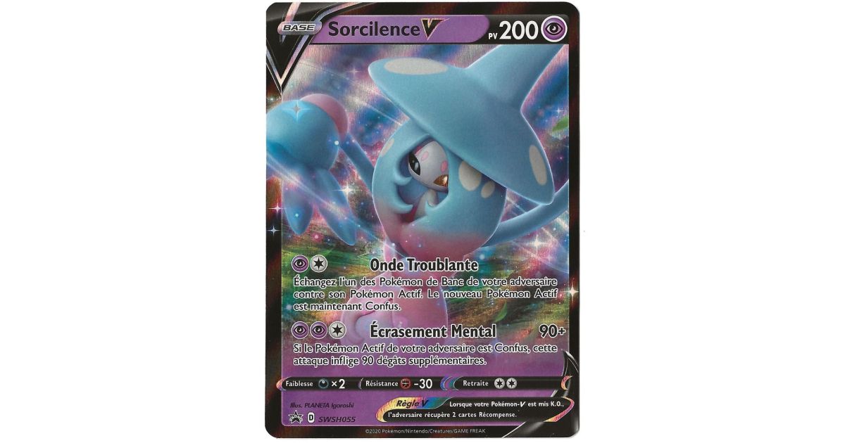 Pokémon - Sorcilence V - Ultra Rare - SWSH055 - Fantasy Sphere