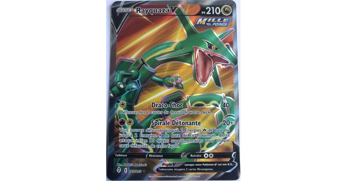 Rayquaza Shiny France – Événement WHF15 MasterBall Pour Pokémon Épée Et Bouclier (Nintendo Switch)