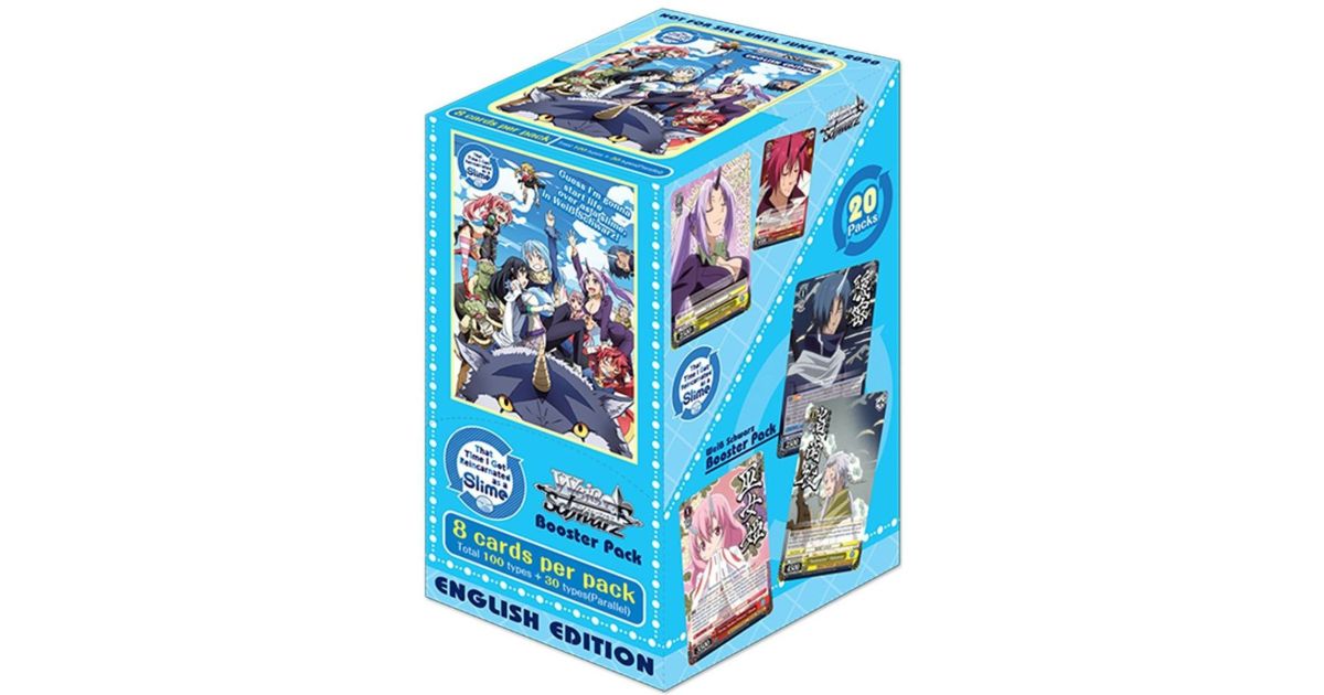 weiss schwarz slime booster box JP | That Time I Got Reincarnated as a processed cards! Weiss Schwarz That Time I