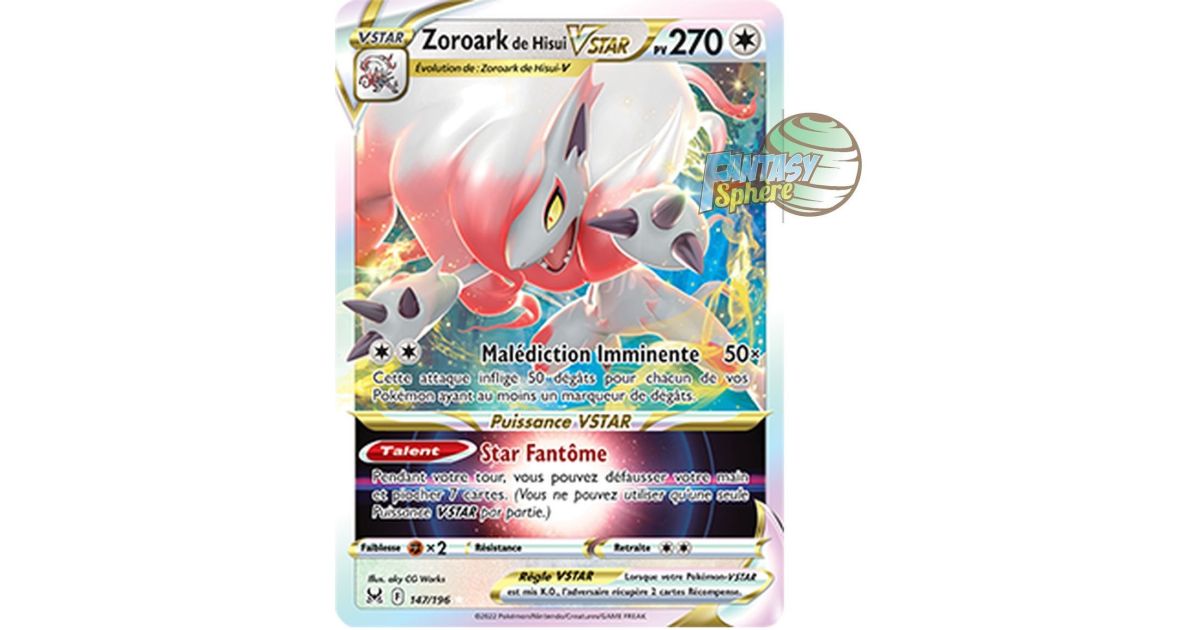 Obtenez une carte promo Zoroark de Hisui Épée et Bouclier – Origine Perdue du JCC Pokémon Obtenez une carte promo Zoroark de Hisui Épée et Bouclier – Origine Perdue du JCC Pokémon
