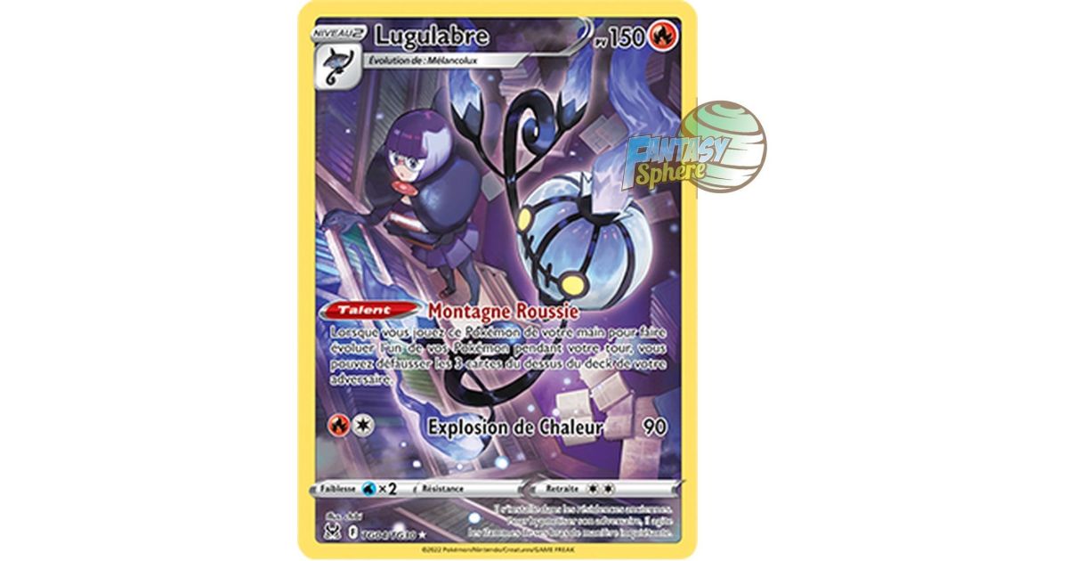 POKEMON EPEE ET BOUCLIER Origine Perdue EB11 FR #026/196 LUGULABRE
