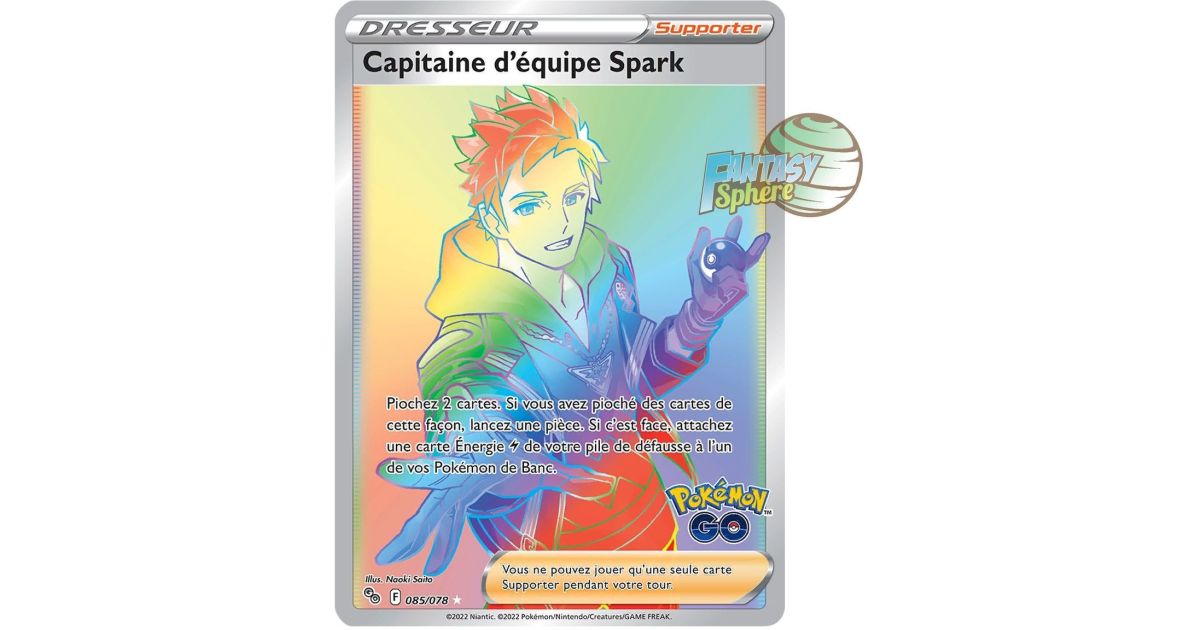 Capitaine d'Equipe Spark 085/078 - Pokémon GO main image 1