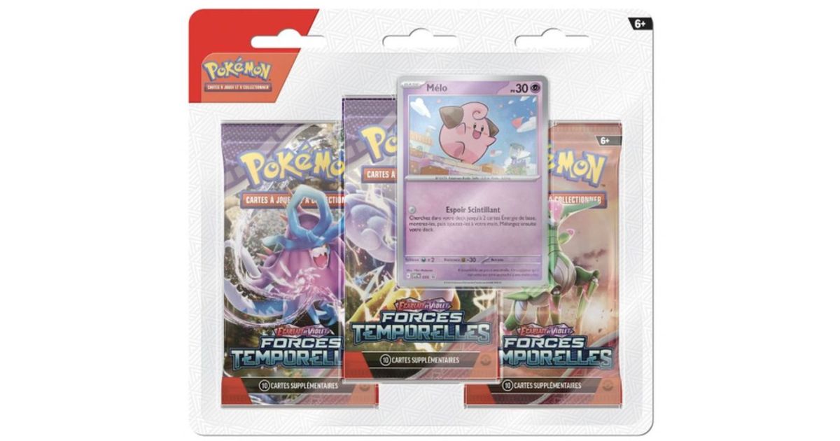 Pokemon Tri Pokémon - Tri-Pack - Melo / Motorizard - Ecarlate et Violet - Forces ...