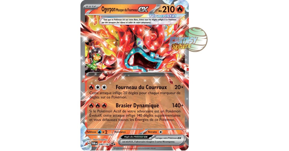 Carte Pokemon de la série Mascarade Crépusculaire