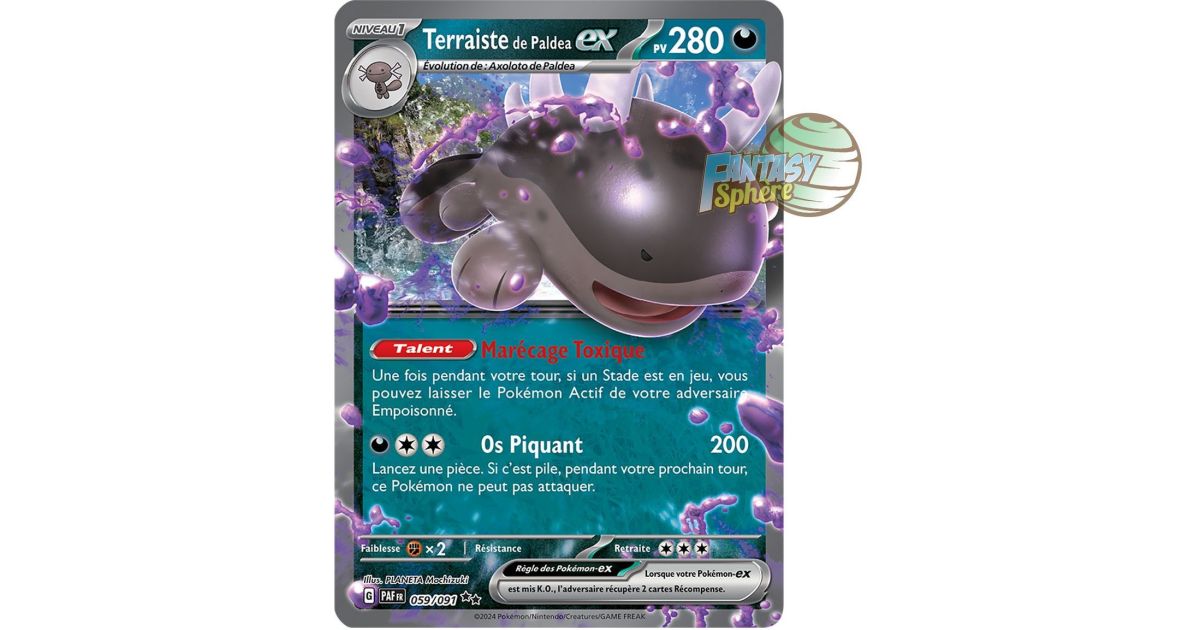 Terraiste de Paldea-ex 94/159 - NEUF - CARTE POKEMON - Collection