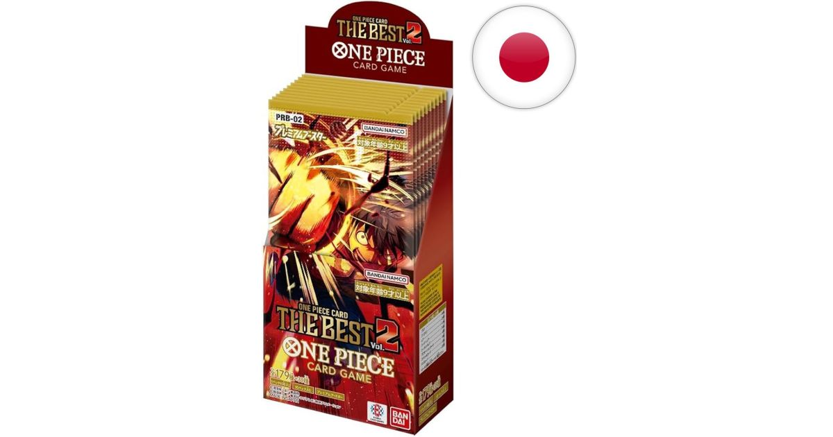 Boîte De 20 Boosters One Piece The Best Vol. 2 - Cartes Premium En Français, Sortie 2025