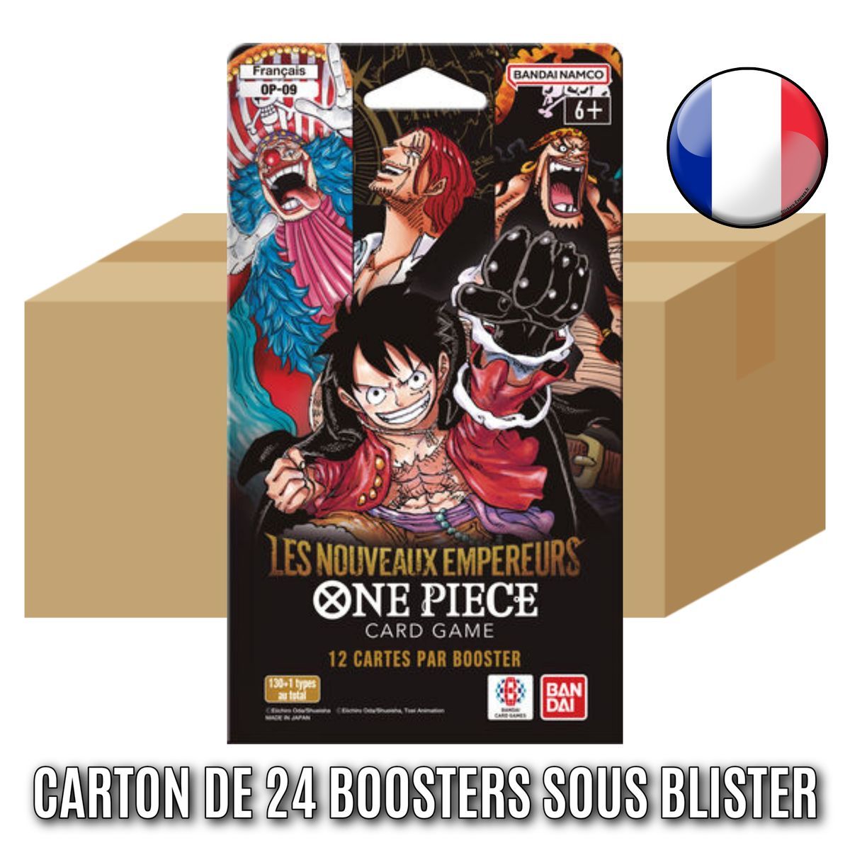 Item One Piece - Carton de 24 Blisters - Emperors in the New World - OP-09 - FR