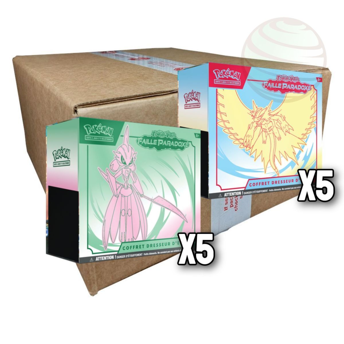 Pokémon - Carton de 10 Coffret Dresseur d'Elite ETB - Ecarlate et Violet - Faille Paradoxe [SV4][EV04] - FR