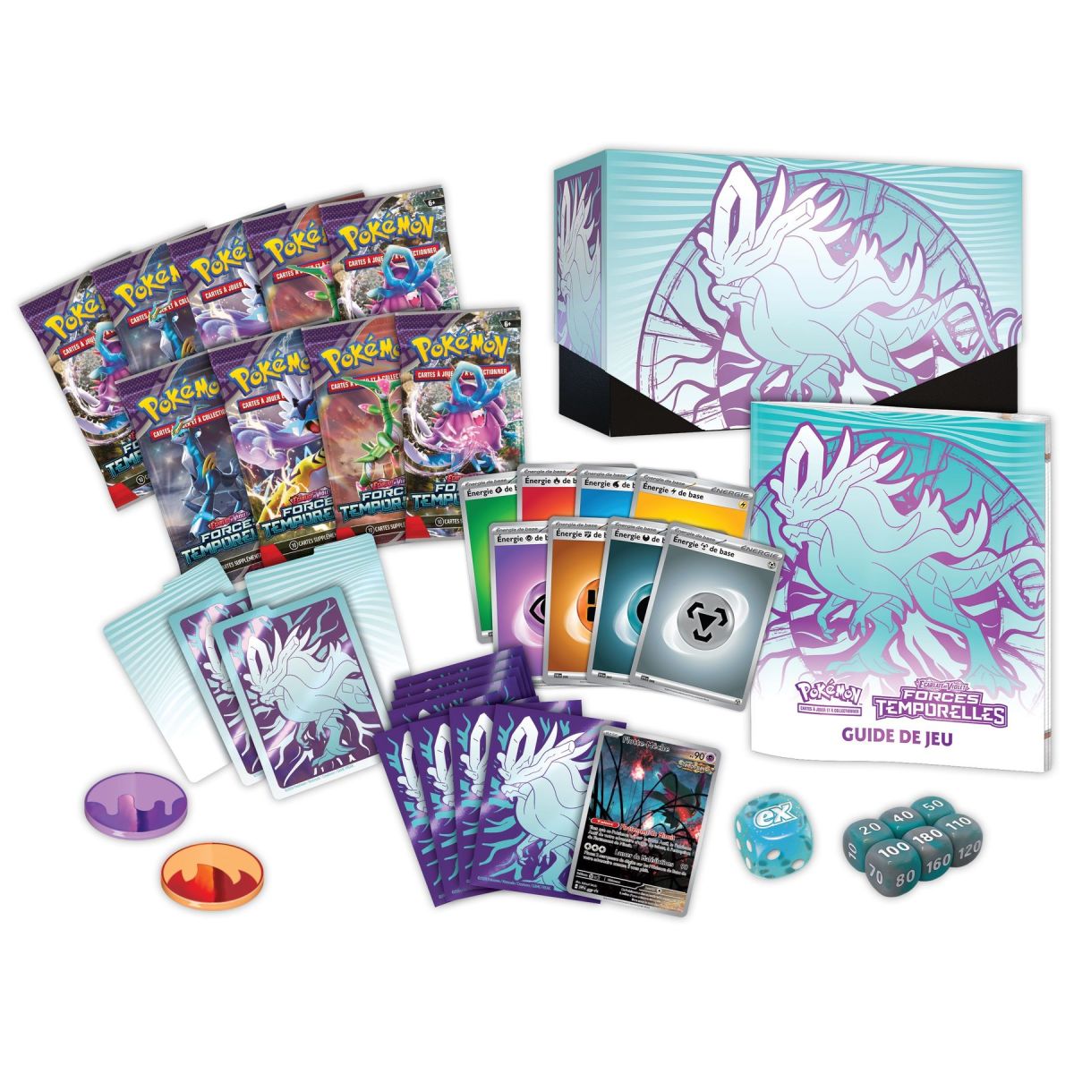 Pokémon - Carton de 10 Coffrets Dresseur d'Elite ETB - Ecarlate et Violet - Forces Temporelles [SV5][EV05] - FR