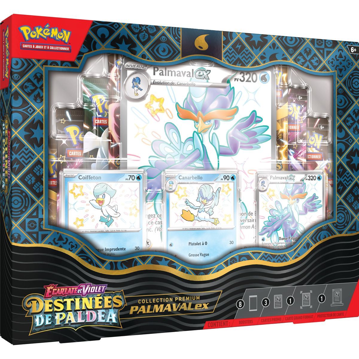 Item Pokémon - Coffret Collection Écarlate et Violet : Destinées de Paldea Palmaval-EX -[SV04.5 - EV04.5] - FR