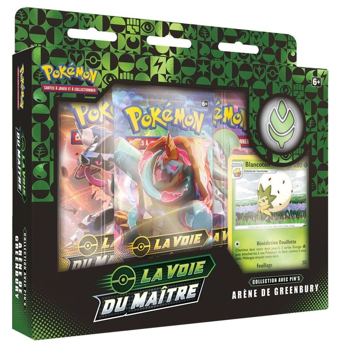 Pokémon - Coffret Pin's - Arène de Greenbury - La Voie du Maître [EB3.5] - FR