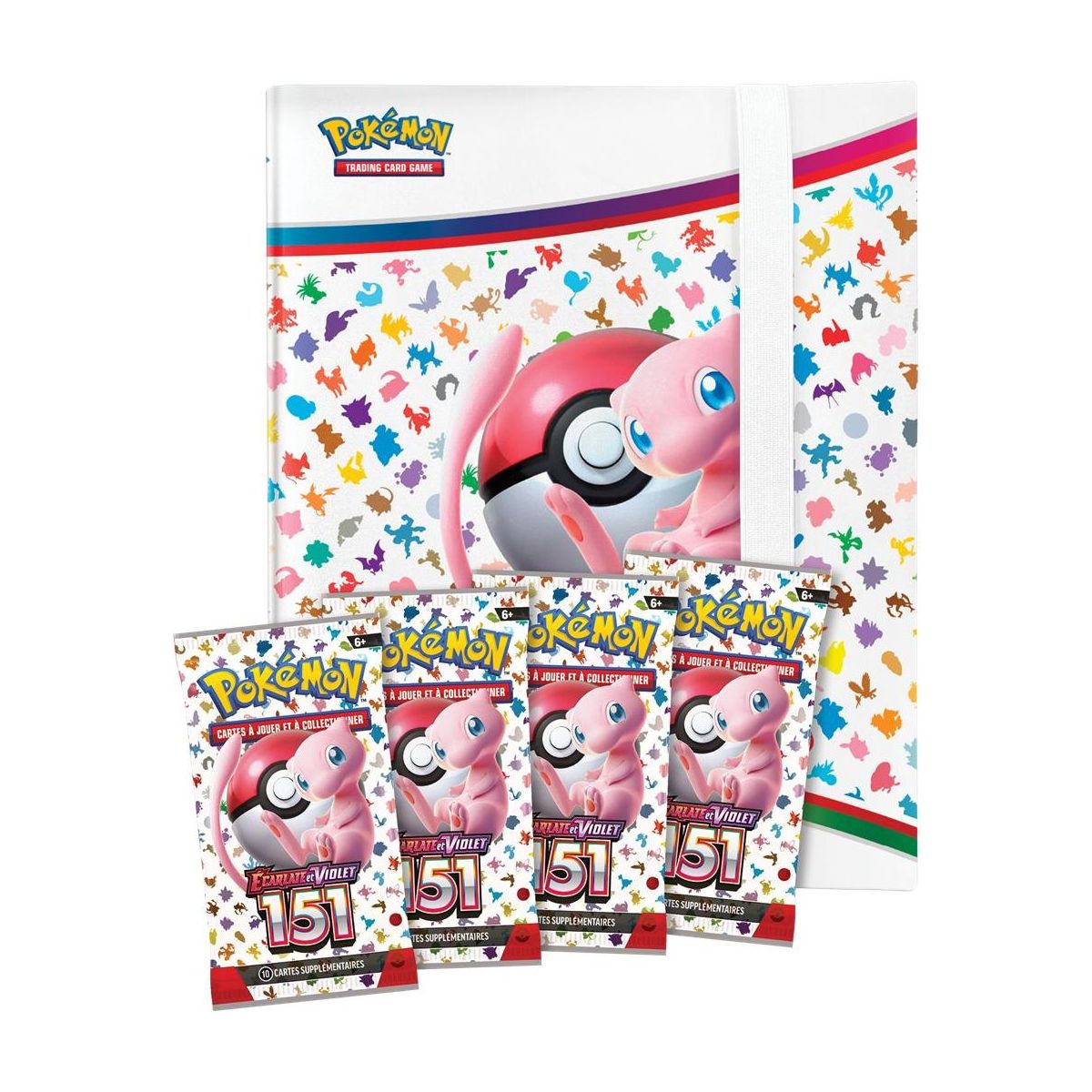 Pokémon - Collection classeur + 4 Boosters - Ecarlate et Violet 151 -  [SV03.5 - EV03.5] - FR