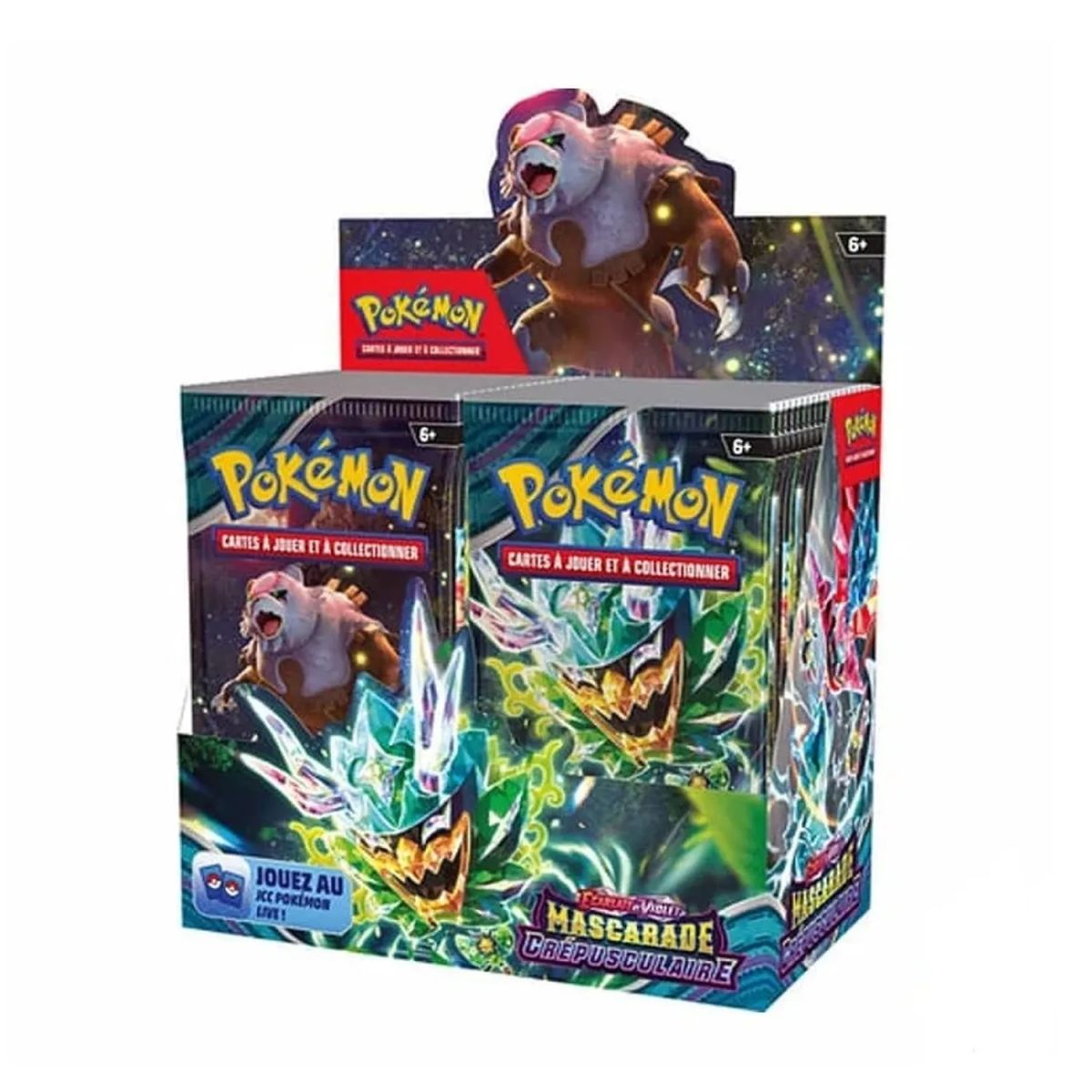Pokémon - Display - Boite de 36 Boosters - Ecarlate et Violet - Mascarade Crépusculaire [SV6][EV06] - FR