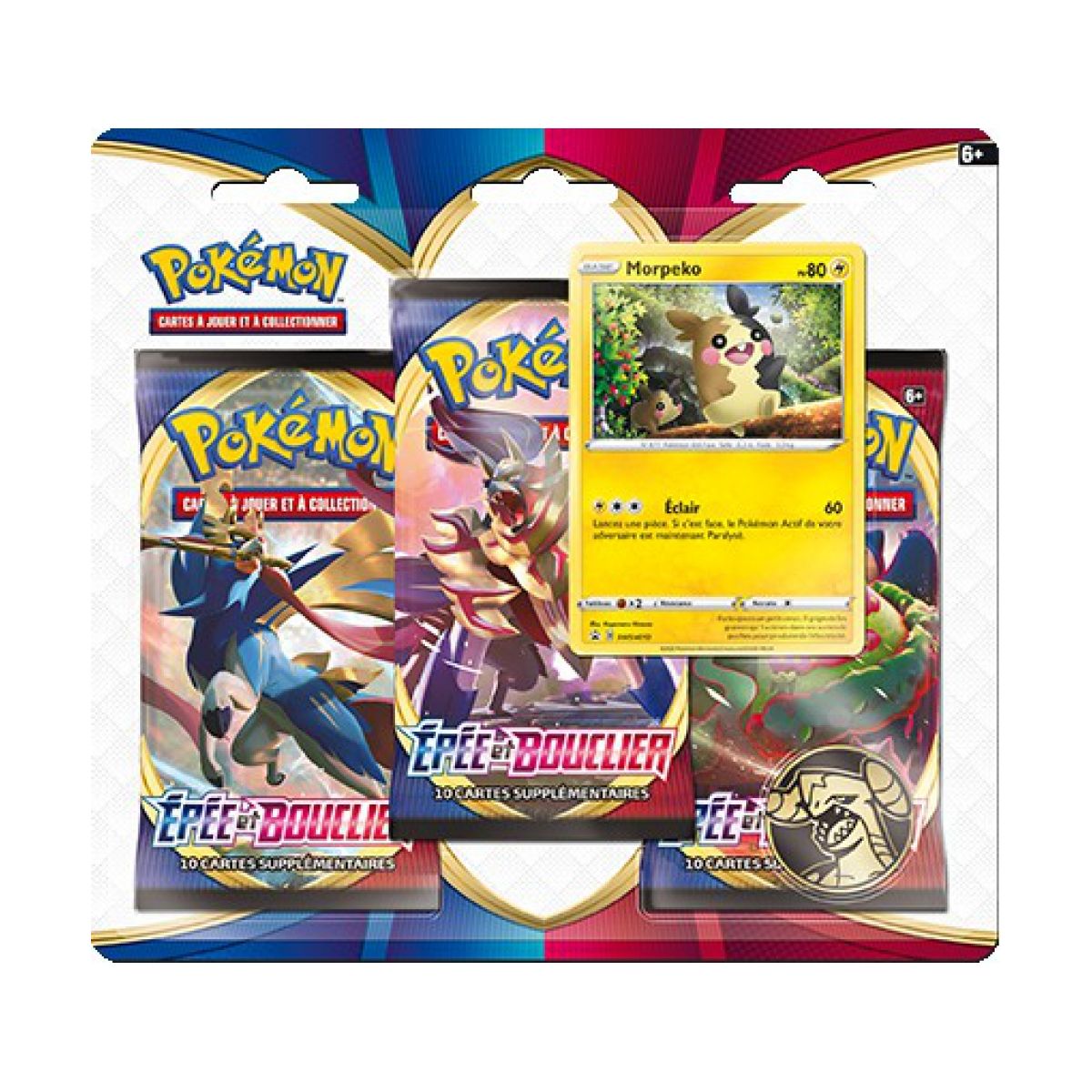 Item Pokémon Tri-pack EB01 Epée et Bouclier Booster Aléatoire - FR