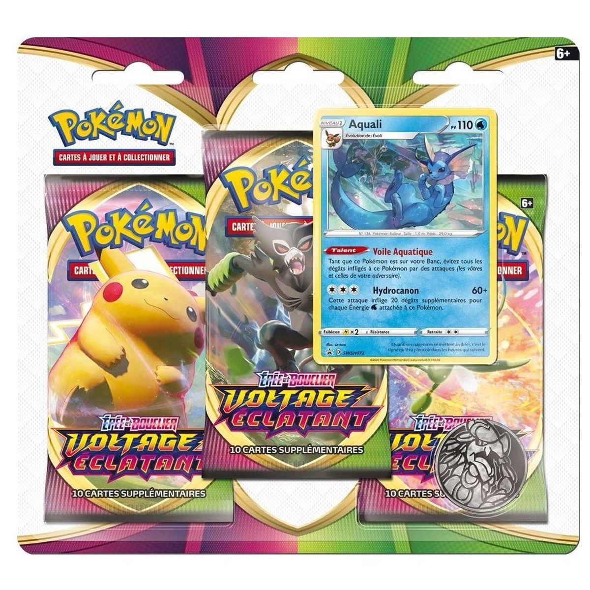 Pokémon - Tri-Pack - Voltage Éclatant [EB04] - Larméleon / Aquali - FR