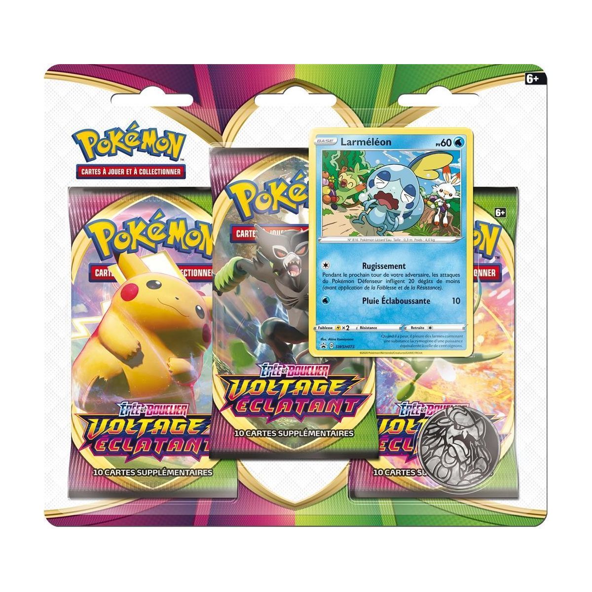 Pokémon - Tri-Pack - Voltage Éclatant [EB04] - Larméleon / Aquali - FR