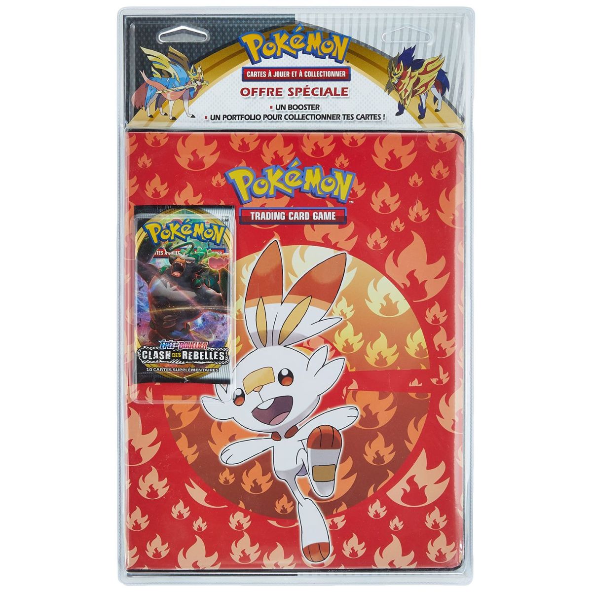 Portfolio - Pokémon - 180 Emplacements + 1 Booster Clash Des Rebelles [EB02] - FR