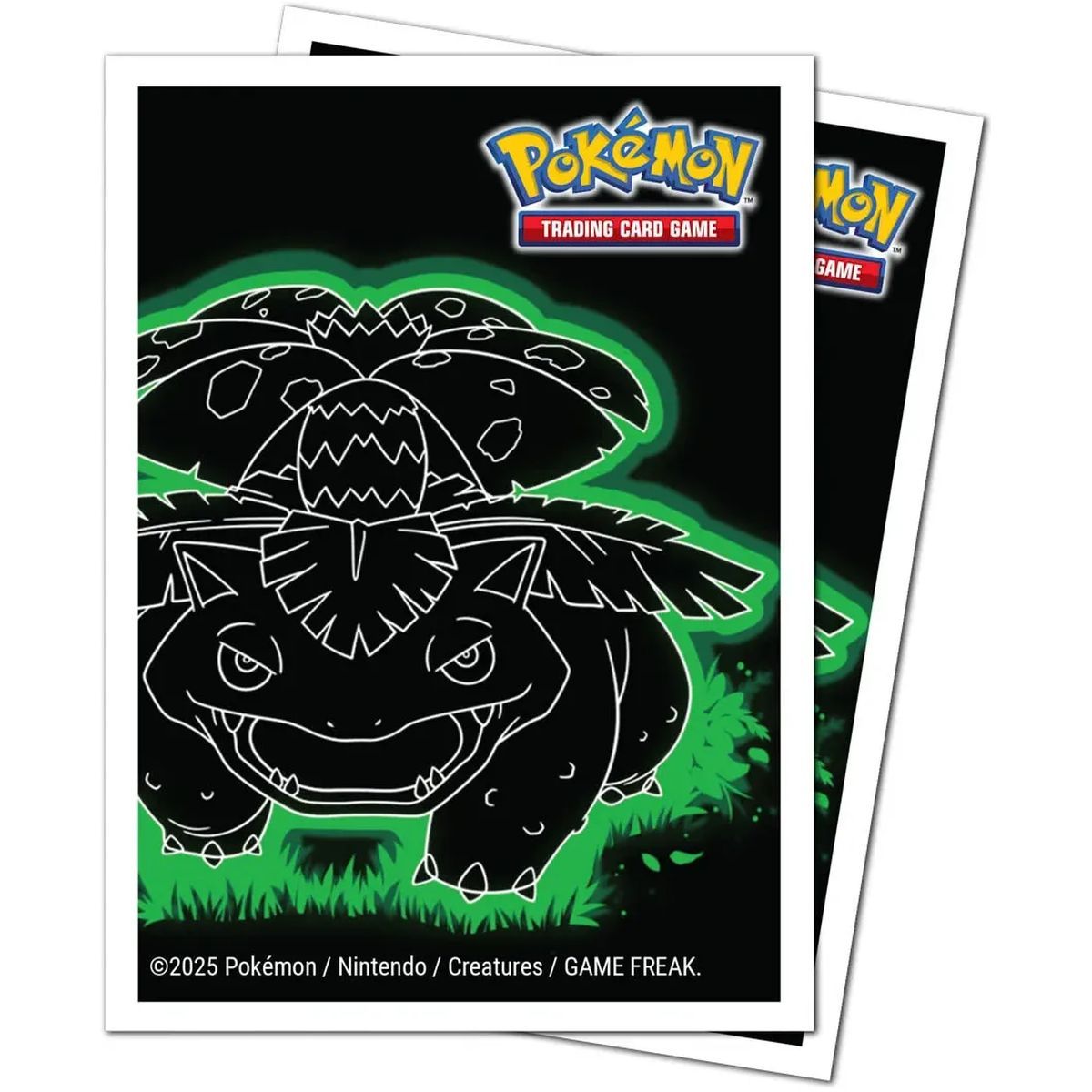 Protèges Cartes - Standard - Neon Apex Deck Protector : Florizarre - Ultra Pro - Pokemon (105)