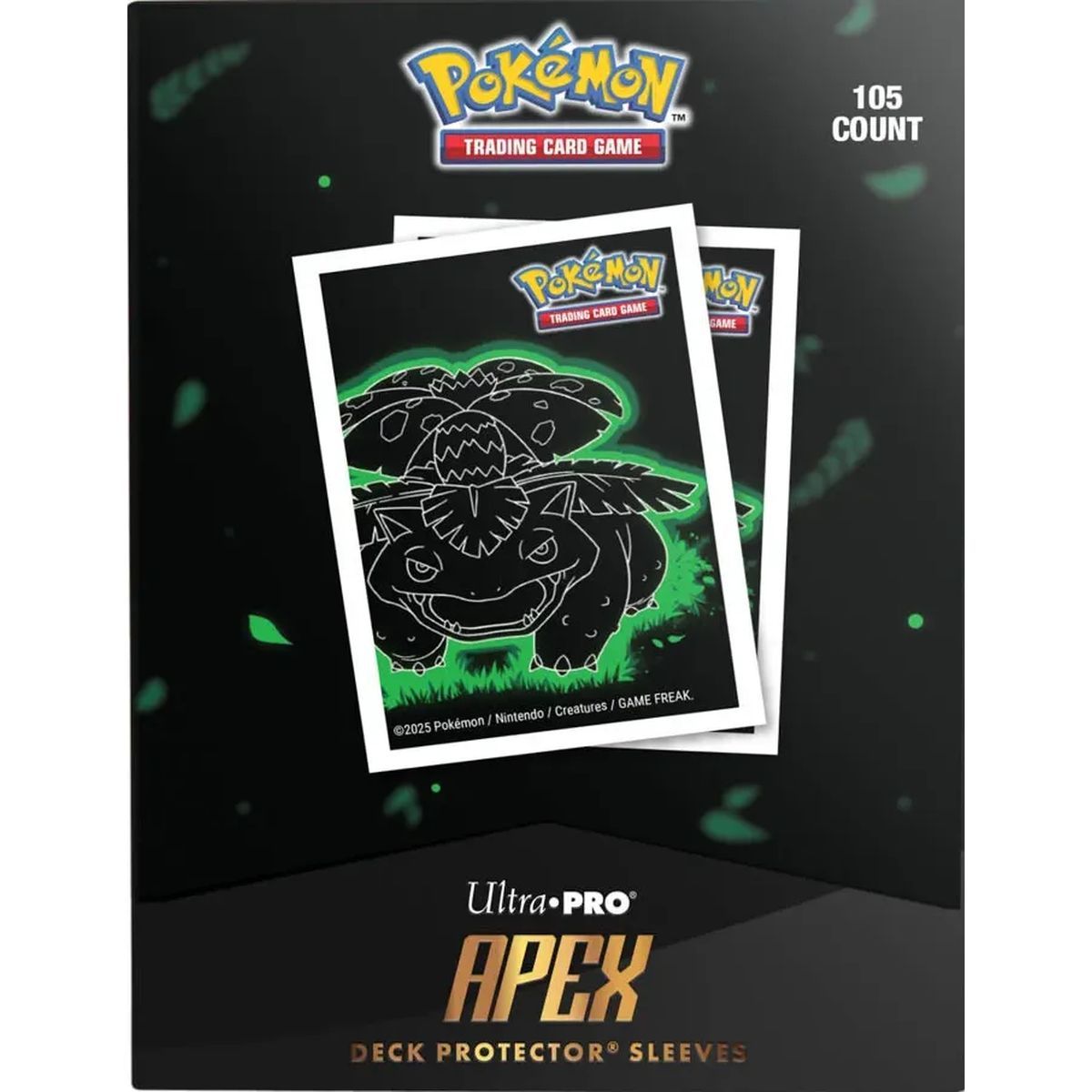 Protèges Cartes - Standard - Neon Apex Deck Protector : Florizarre - Ultra Pro - Pokemon (105)