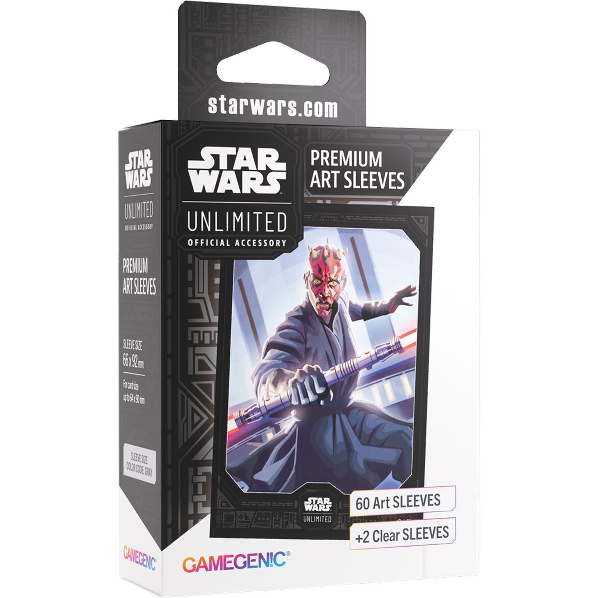 Item Protèges Cartes - Standard - Darth Maul - Star Wars : Unlimited - Gamegenic (60)