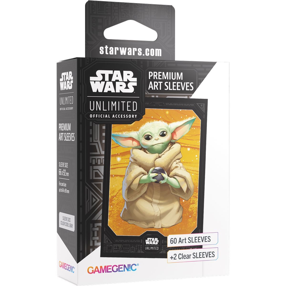 Protèges Cartes - Standard - Grogu - Star Wars : Unlimited - Gamegenic (60)