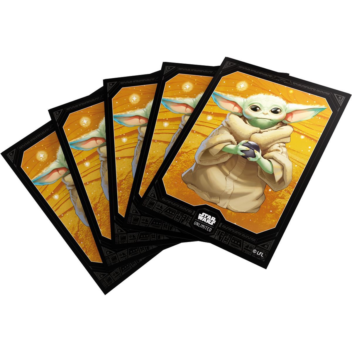 Protèges Cartes - Standard - Grogu - Star Wars : Unlimited - Gamegenic (60)