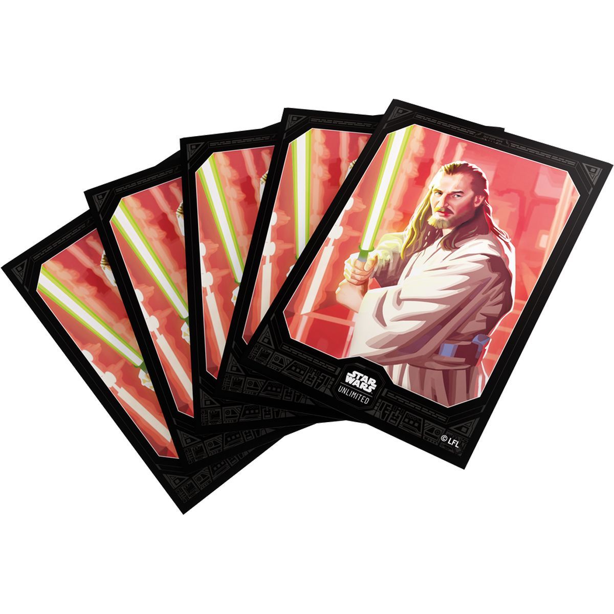Protèges Cartes - Standard - Qui-Gon Jin - Star Wars : Unlimited - Gamegenic (60)
