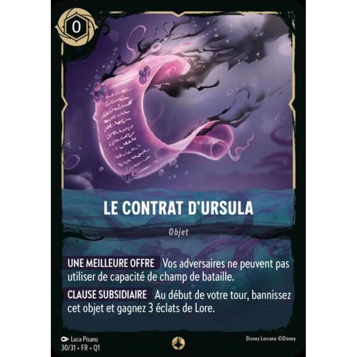 Item Le contrat d'Ursula - 30/31 - QU1 - Quête des Illumineurs - Menace des profondeurs - Scénario - Français