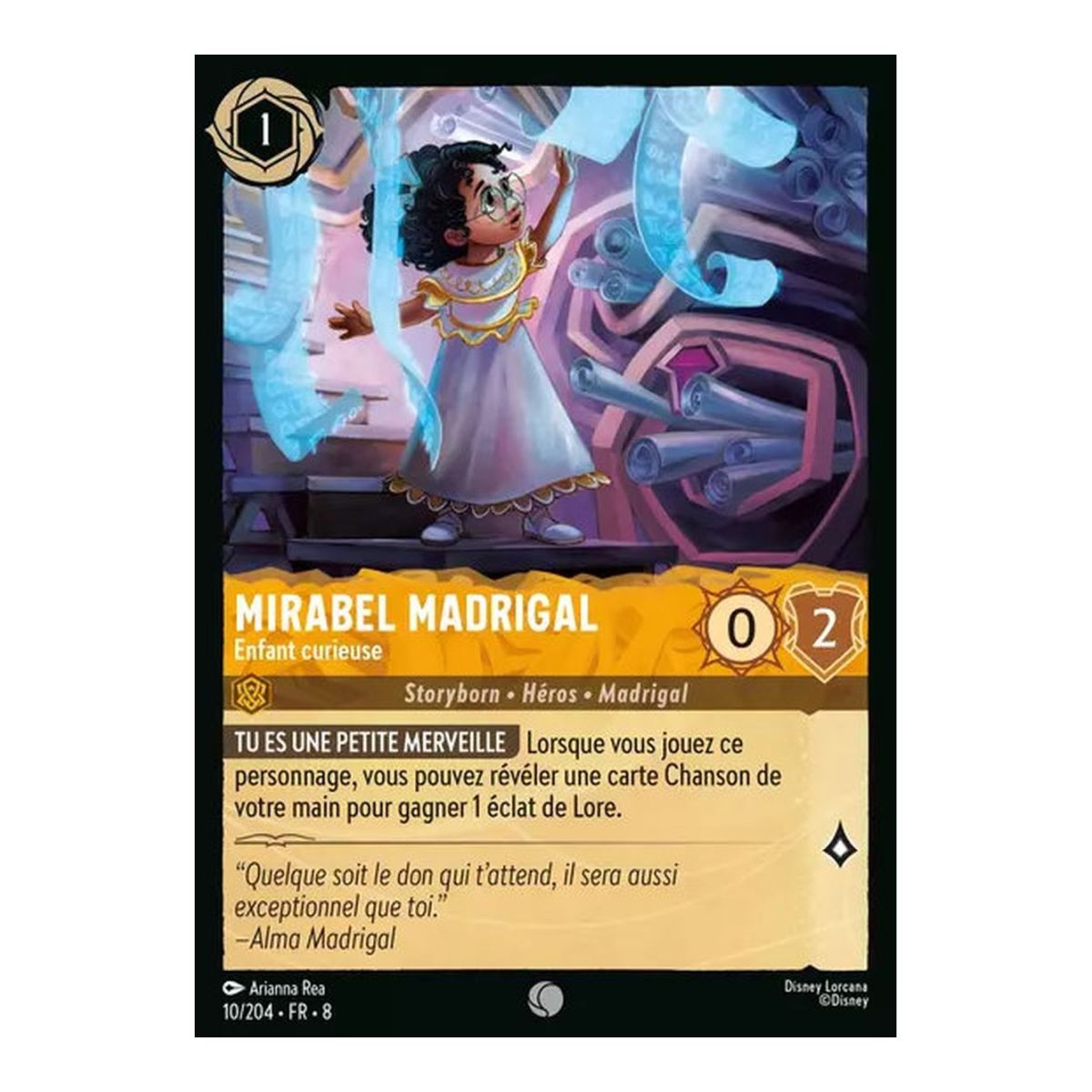 Mirabel Madrigal, Enfant curieuse - 10/204 - ROJ - Le Règne de Jafar - Commune - Français