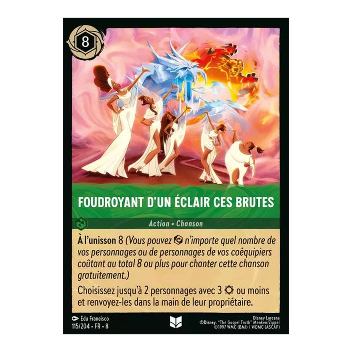 Foudroyant d'un éclair ces brutes - 115/204 - ROJ - Le Règne de Jafar - Brillante - Premium - Français