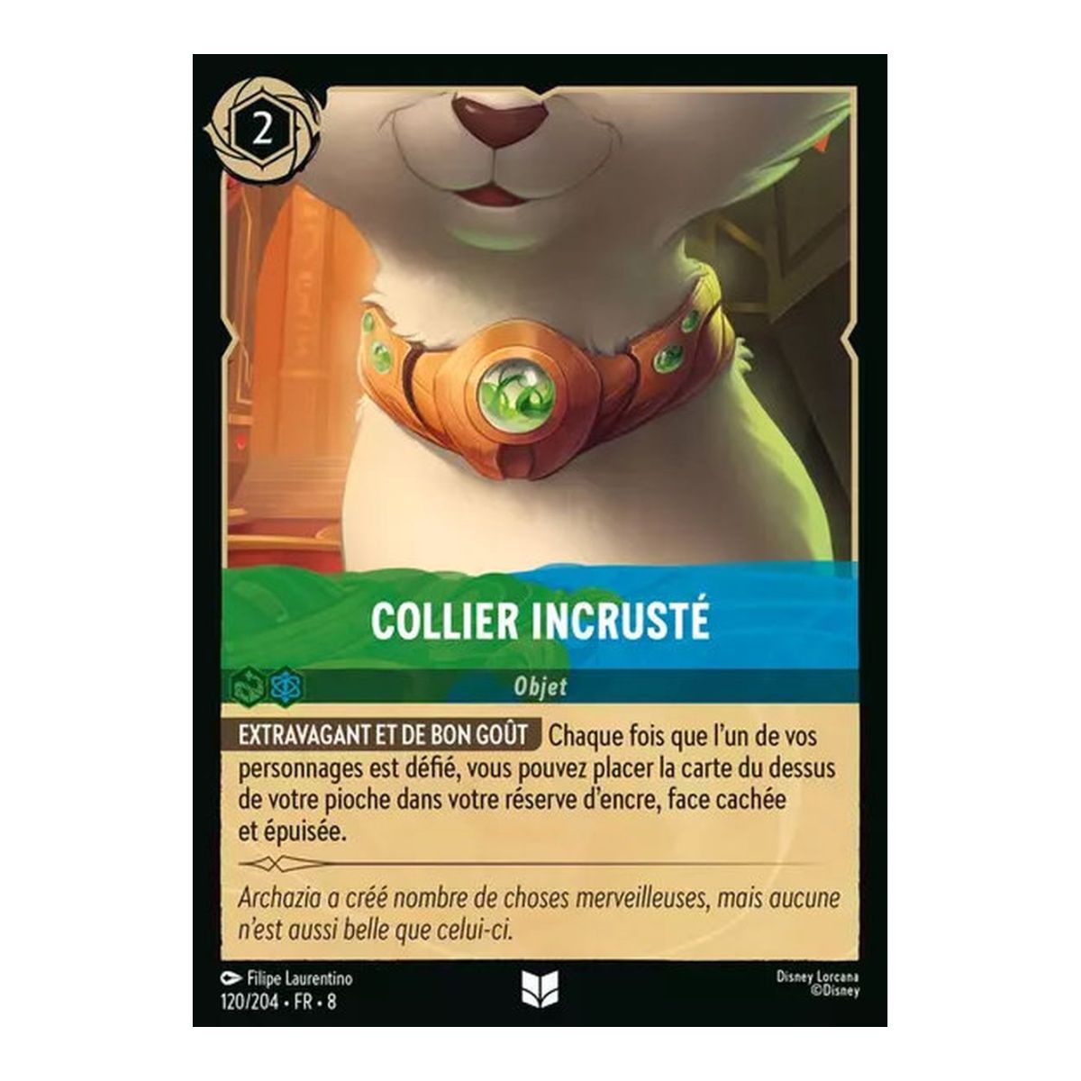 Collier incrusté - 120/204 - ROJ - Le Règne de Jafar - Peu Commune - Français