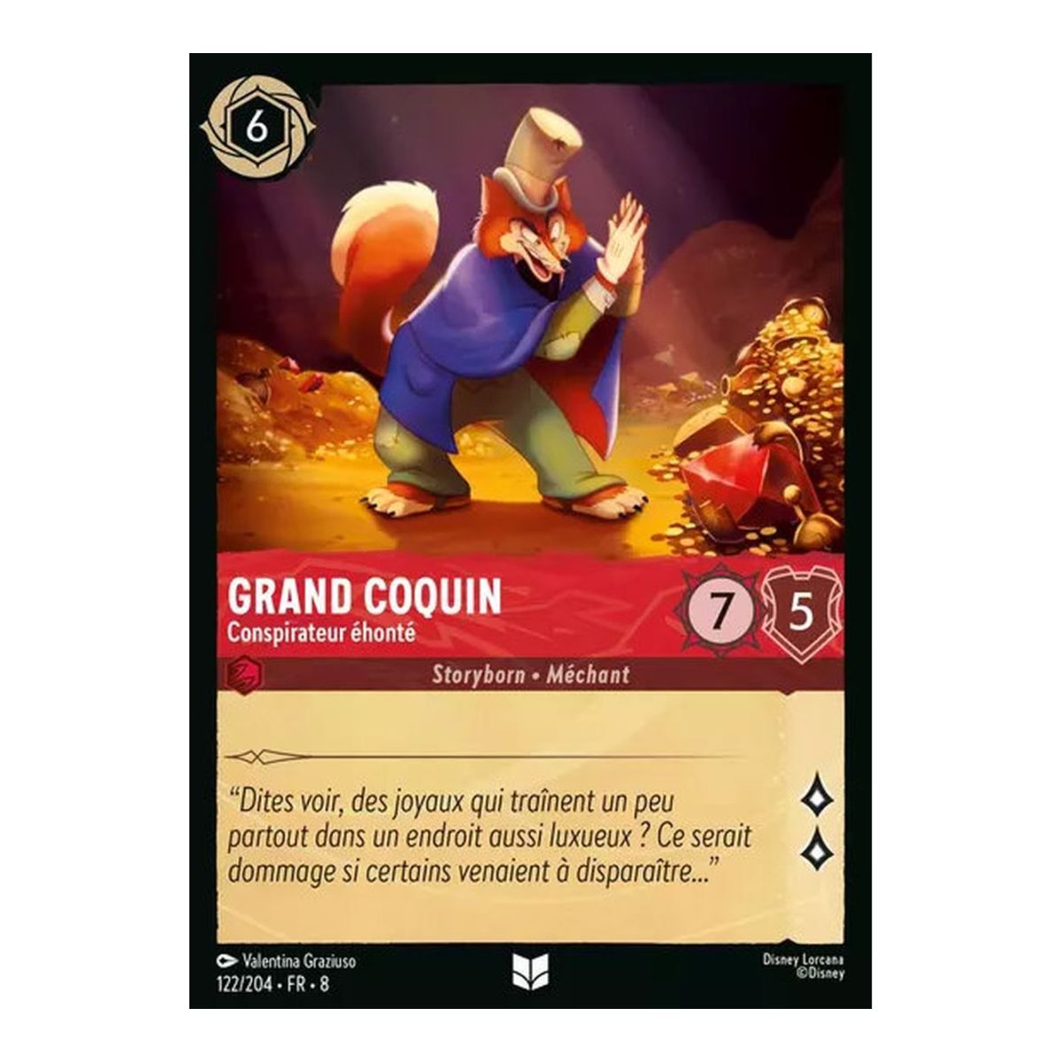 Grand Coquin, Conspirateur éhonté - 122/204 - ROJ - Le Règne de Jafar - Brillante - Premium - Français