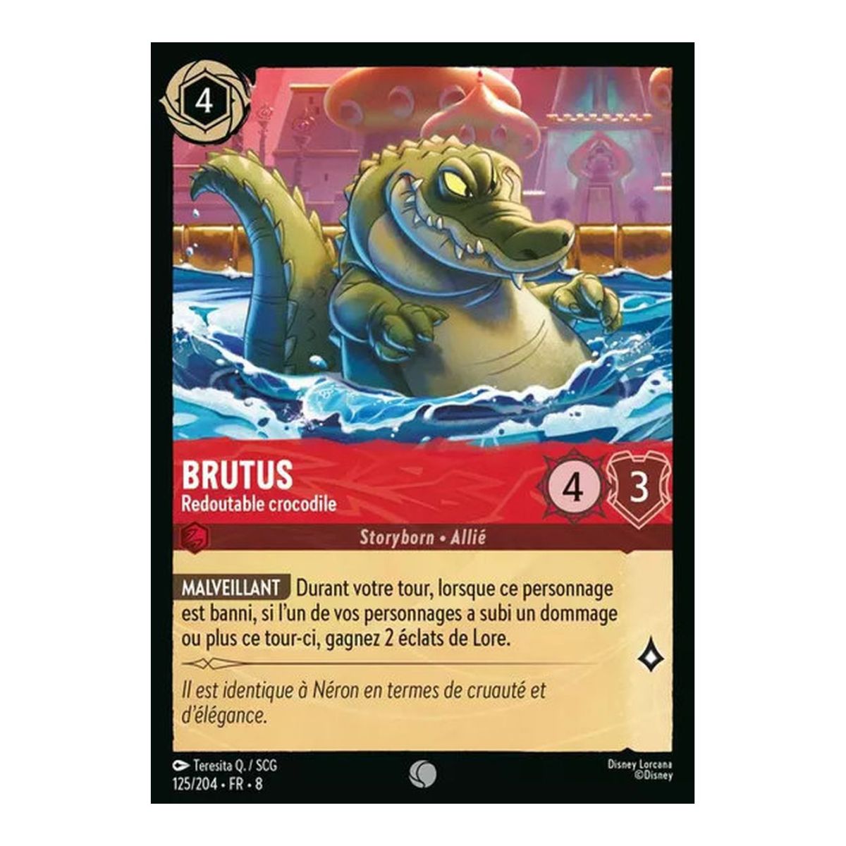 Brutus, Redoutable crocodile - 125/204 - ROJ - Le Règne de Jafar - Commune - Français