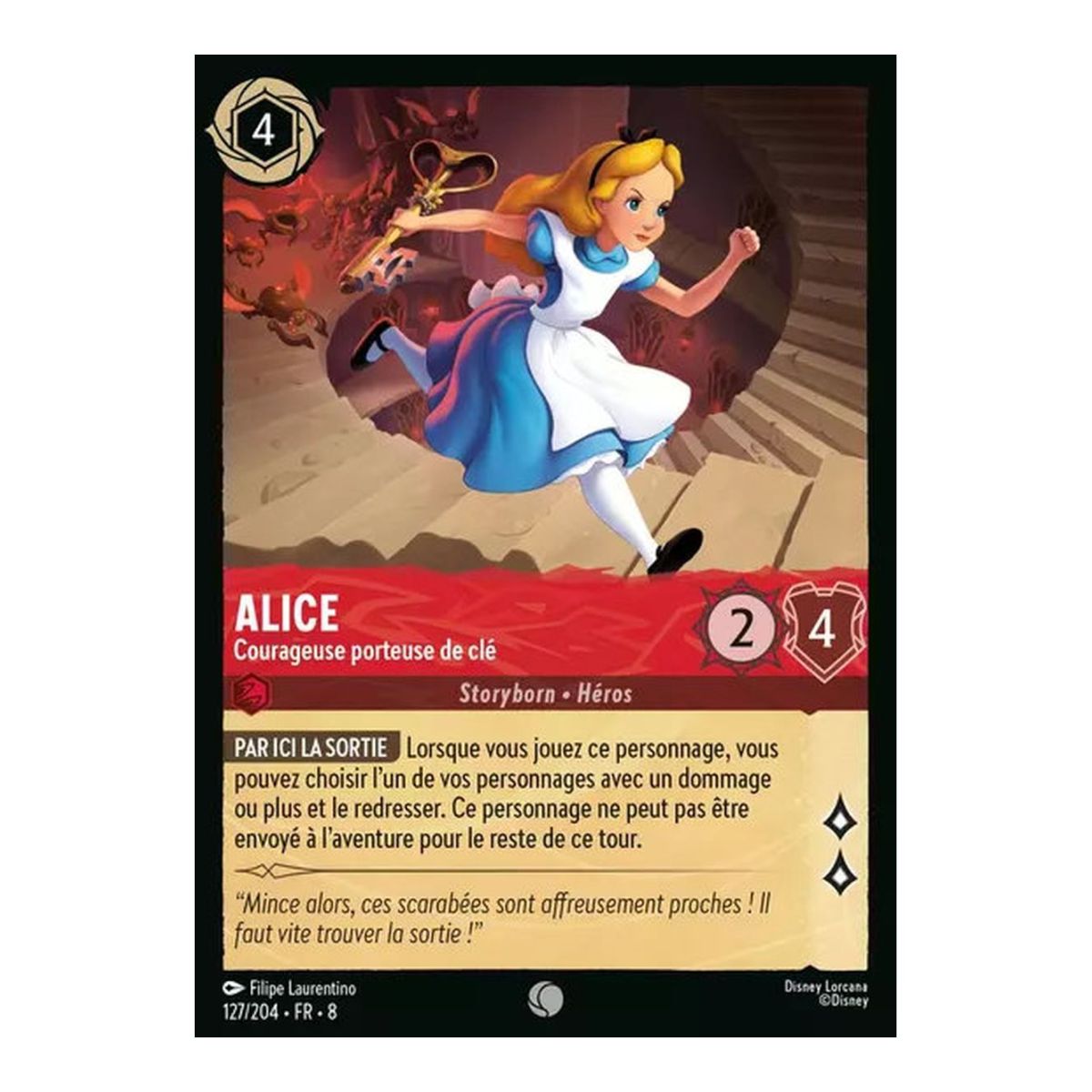 Alice, Courageuse porteuse de clé - 127/204 - ROJ - Le Règne de Jafar - Commune - Français