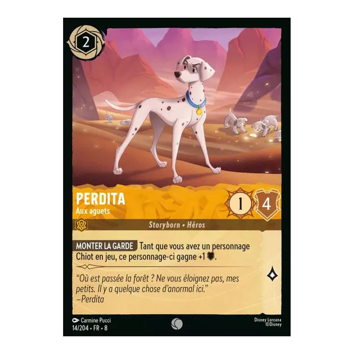 Perdita, Aux aguets - 14/204 - ROJ - Le Règne de Jafar - Brillante - Premium - Français