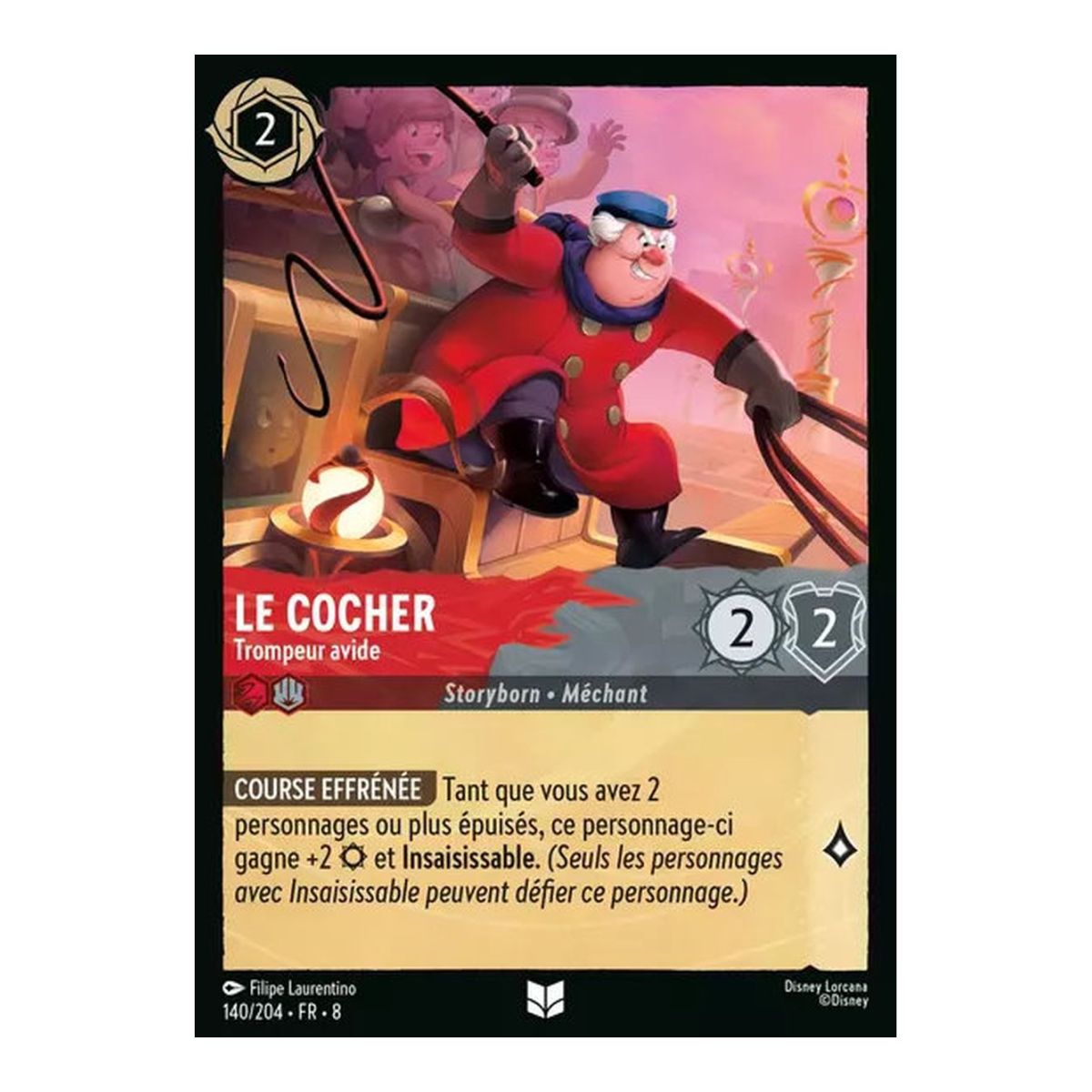 Le Cocher, Trompeur avide - 140/204 - ROJ - Le Règne de Jafar - Peu Commune - Français