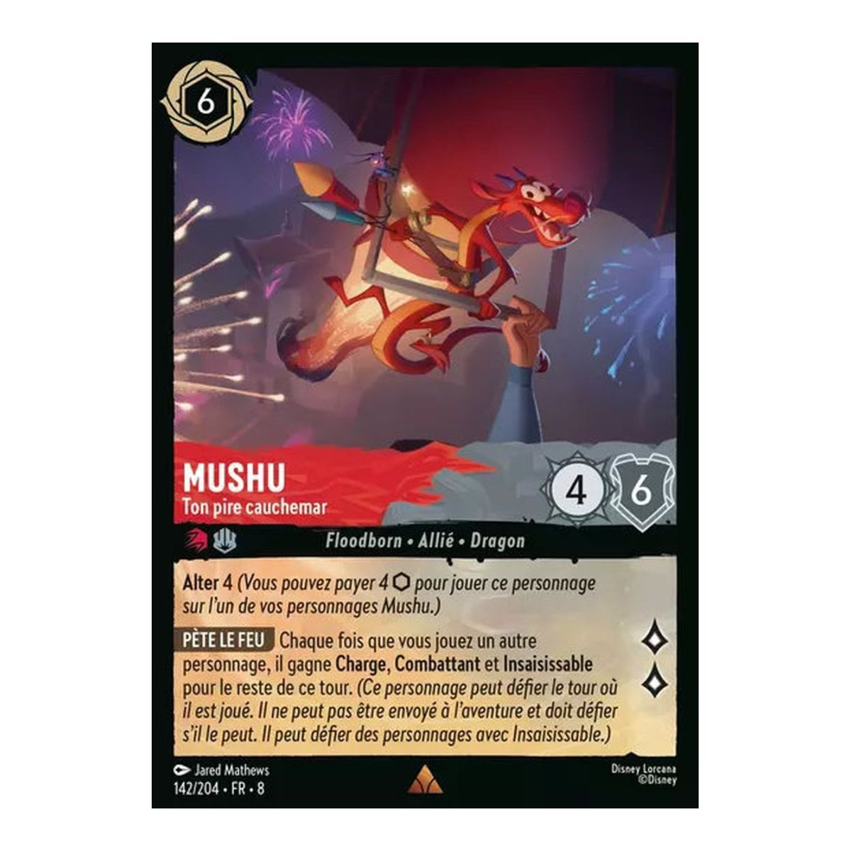 Mushu, Ton pire cauchemar - 142/204 - ROJ - Le Règne de Jafar - Rare - Français