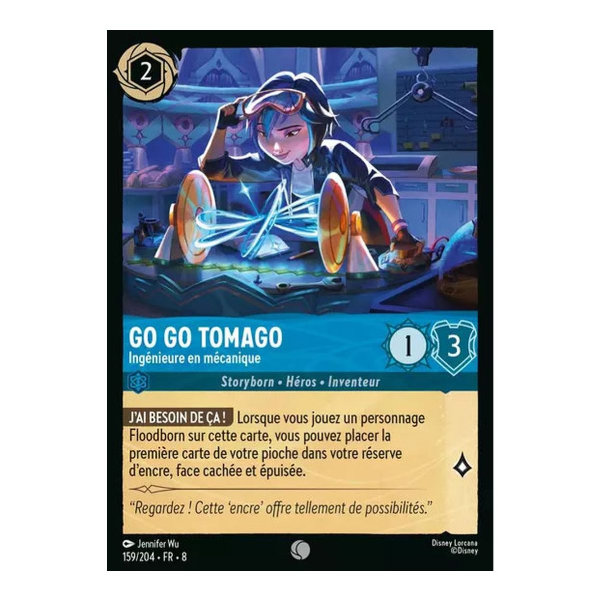 Go Go Tomago, Ingénieure en mécanique - 159/204 - ROJ - Le Règne de Jafar - Commune - Français