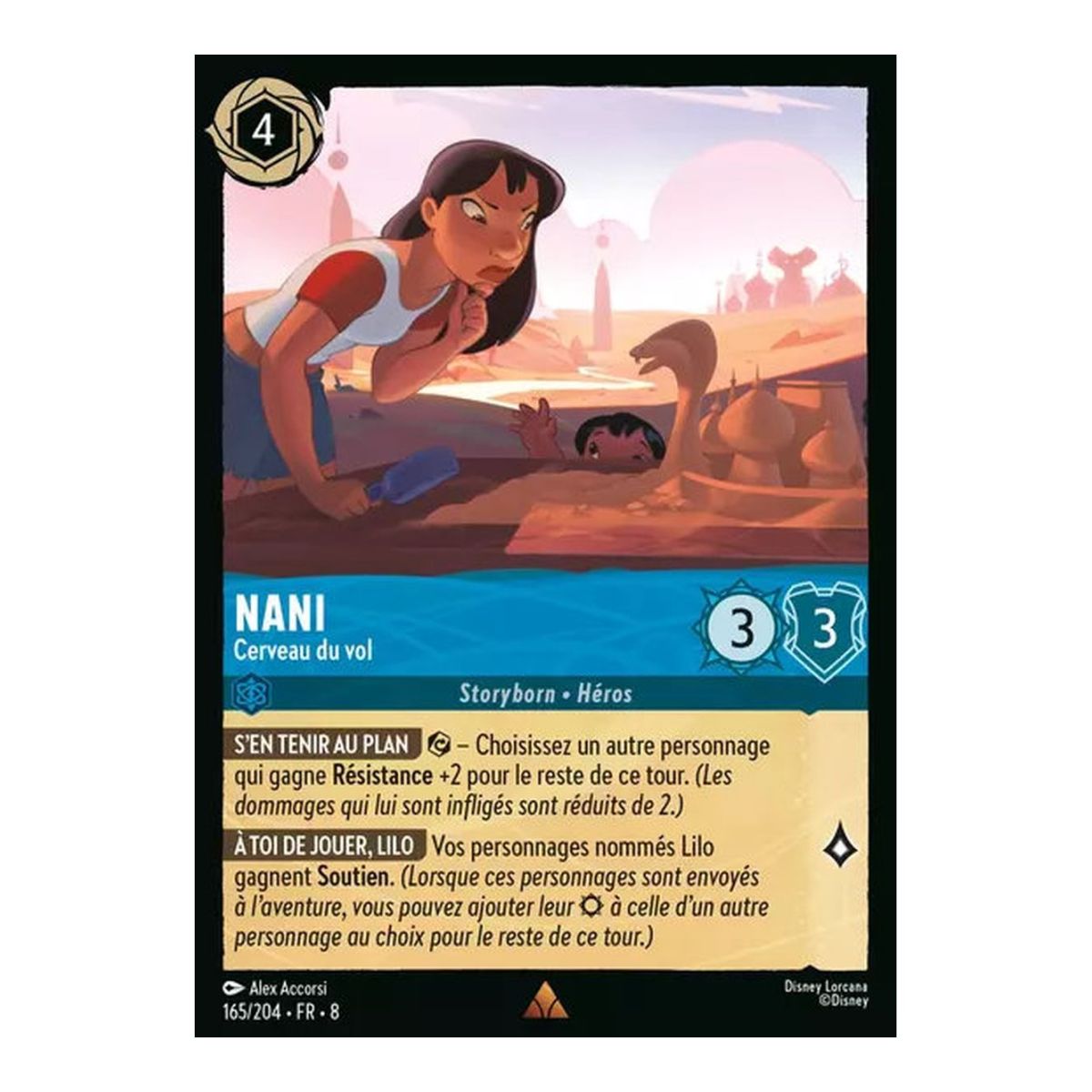 Nani, Cerveau du vol - 165/204 - ROJ - Le Règne de Jafar - Brillante - Premium - Français