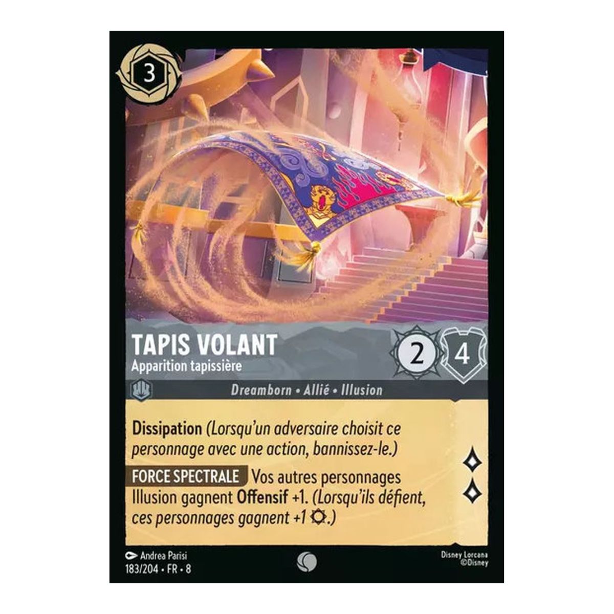 Tapis Volant, Apparition tapissière - 183/204 - ROJ - Le Règne de Jafar - Brillante - Premium - Français