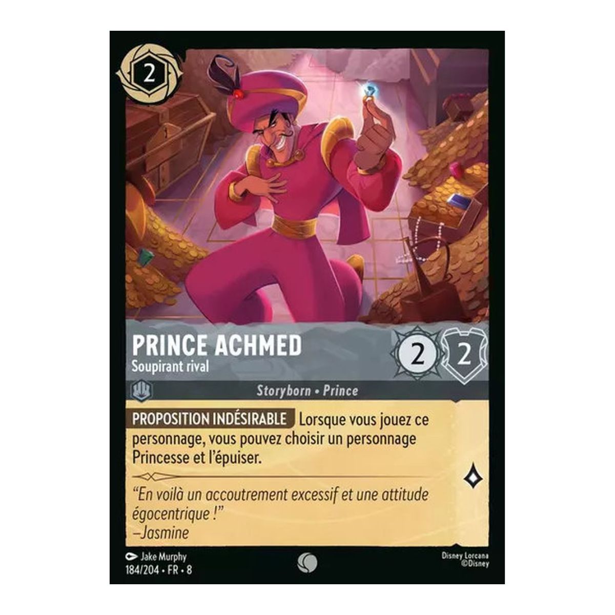 Prince Achmed, Soupirant rival - 184/204 - ROJ - Le Règne de Jafar - Brillante - Premium - Français