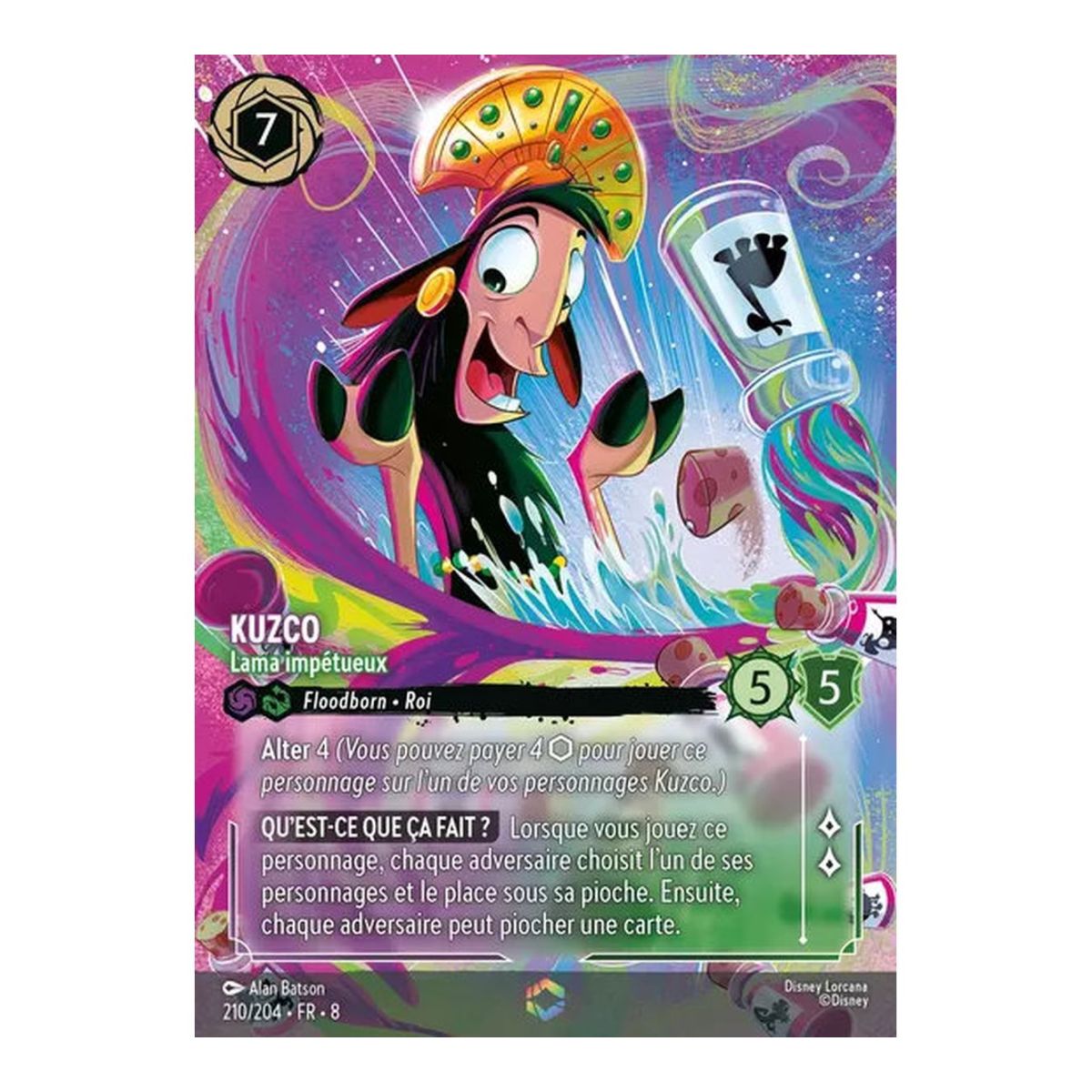 Kuzco, Lama impétueux - 210/204 - ROJ - Le Règne de Jafar - Enchantée - Français