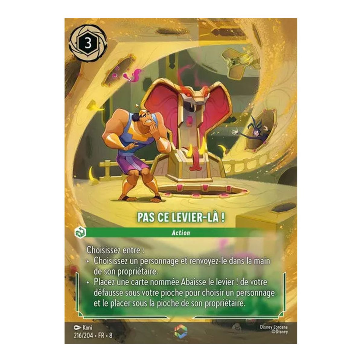 Pas ce levier-là ! - 216/204 - ROJ - Le Règne de Jafar - Enchantée - Français