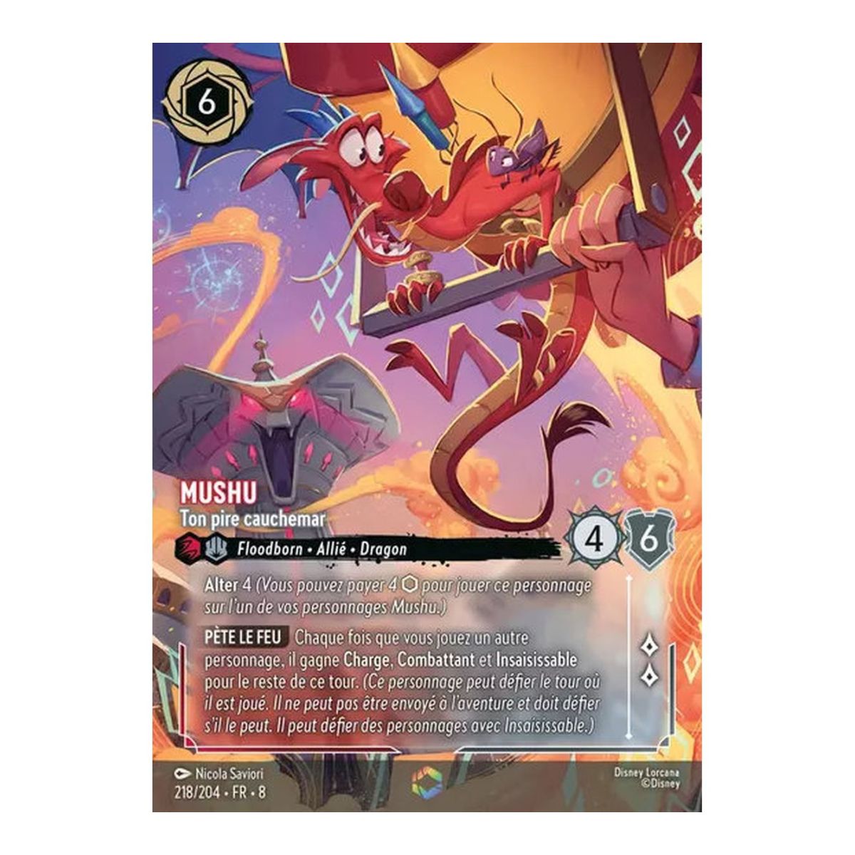 Mushu, Ton pire cauchemar - 218/204 - ROJ - Le Règne de Jafar - Enchantée - Français