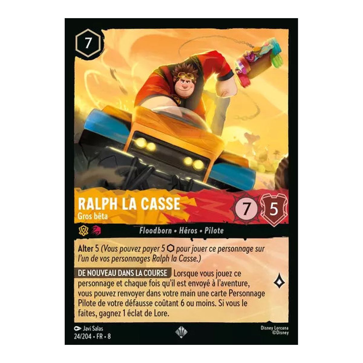 Ralph la Casse, Gros bêta - 24/204 - ROJ - Le Règne de Jafar - Super Rare - Français