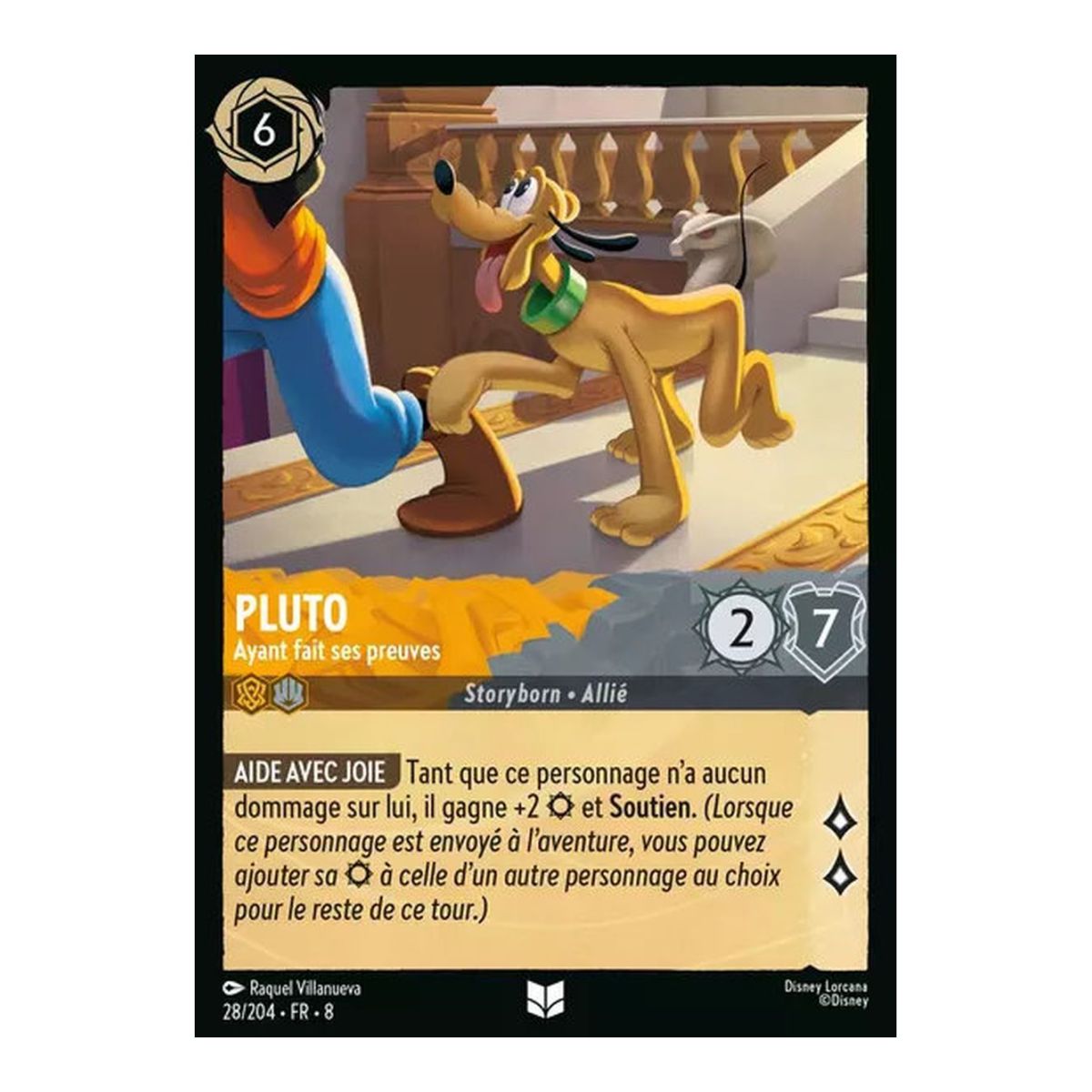 Pluto, Ayant fait ses preuves - 28/204 - ROJ - Le Règne de Jafar - Brillante - Premium - Français